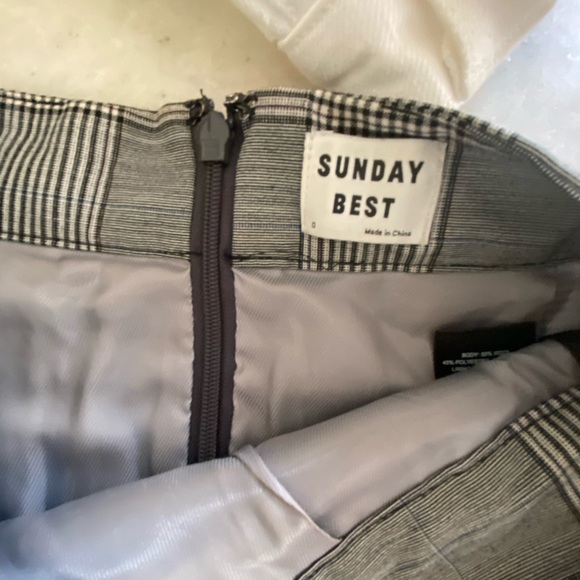 Aritzia Skirts Sunday Best Aritzia Plaid Skirt Poshmark